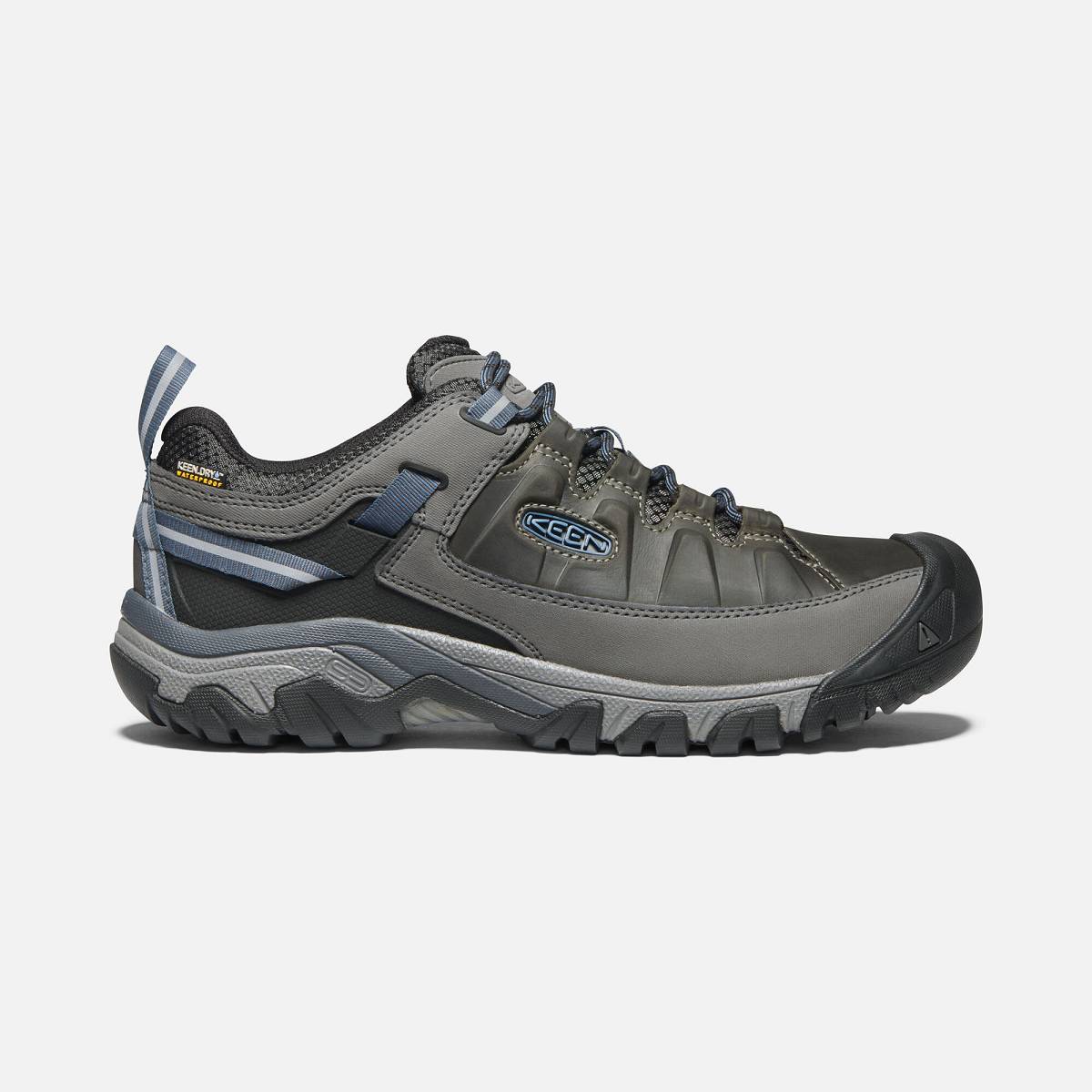 Keen Targhee III Wide Waterproof Wanderschuhe Herren DE-26480 Steel Grey/Captain - Keen Herrenschuhe